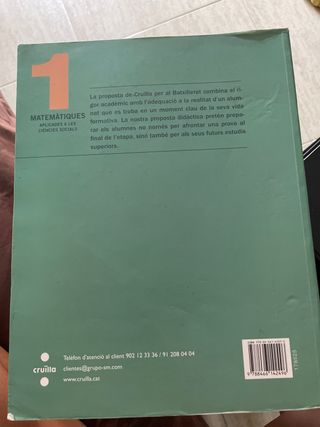 Matemàtiques aplicades a les ciències socials. ...