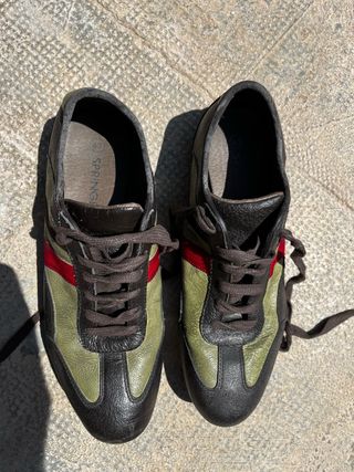 Zapatillas Springfield Marrón-Verde