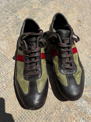 Zapatillas Springfield Marrón-Verde