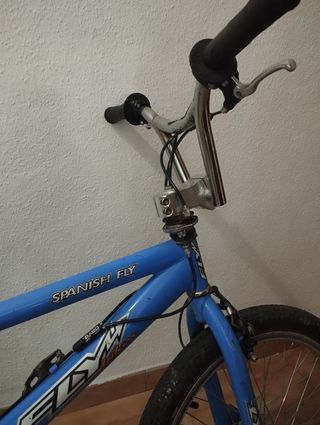 BMX Spanish Fly azul con rotor.