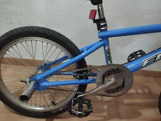 BMX Spanish Fly azul con rotor.