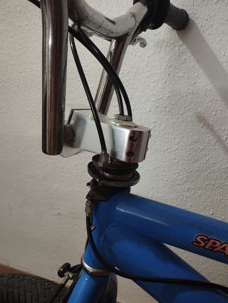 BMX Spanish Fly azul con rotor.