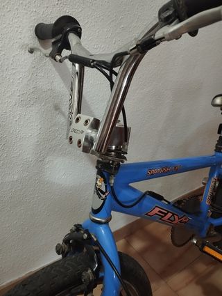 BMX Spanish Fly azul con rotor.