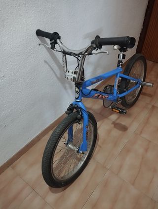BMX Spanish Fly azul con rotor.