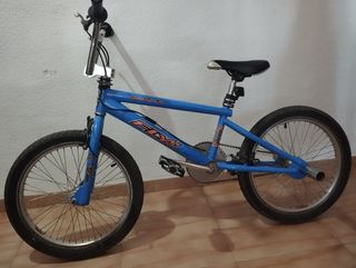 BMX Spanish Fly azul con rotor.