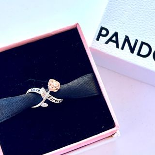 Charm Pandora Infinito Rosa Plata