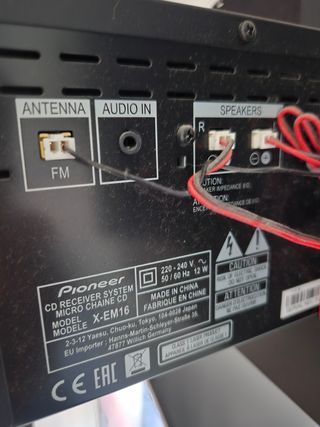 Minicadena Pioneer negra