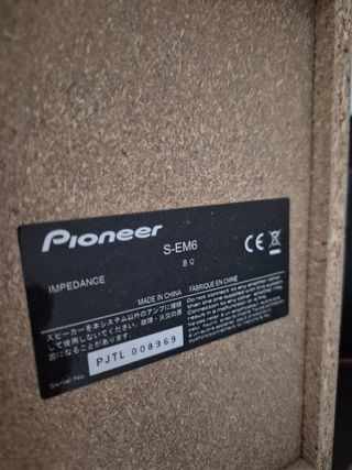 Minicadena Pioneer negra