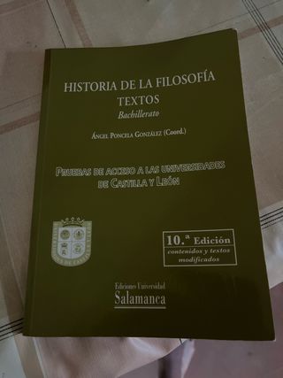 HISTORIA DE LA FILOSOFIA TEXTOS BACHILLERATO 10...