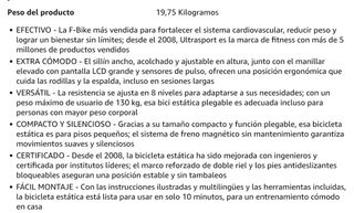 Bicicleta estática plegable Ultrasport F-Bike