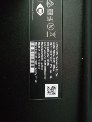 Lenovo Chromebook 100e (2023) - Negro