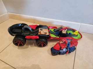 Coche y moto Spiderman