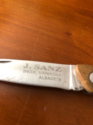 Cuchillo J. Sanz Albacete
