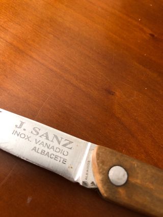 Cuchillo J. Sanz Albacete
