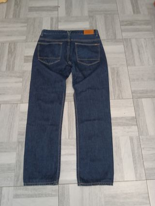 Vaqueros cortfelt azules sin usar