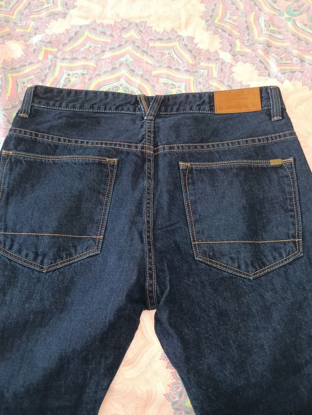 Vaqueros cortfelt azules sin usar