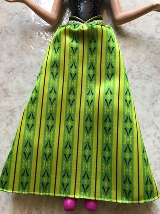Muñeca Ana Frozen - Vestido Verde