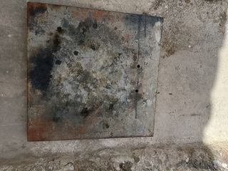 Chapa acero barbacoa - Negra