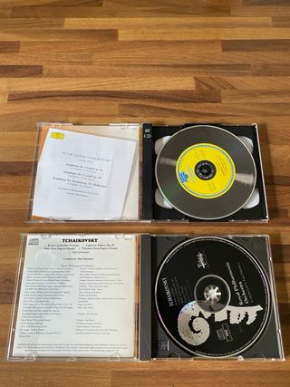 3 CD Tchaikovsky: Sinfonie n. 4-5 & Pathétique