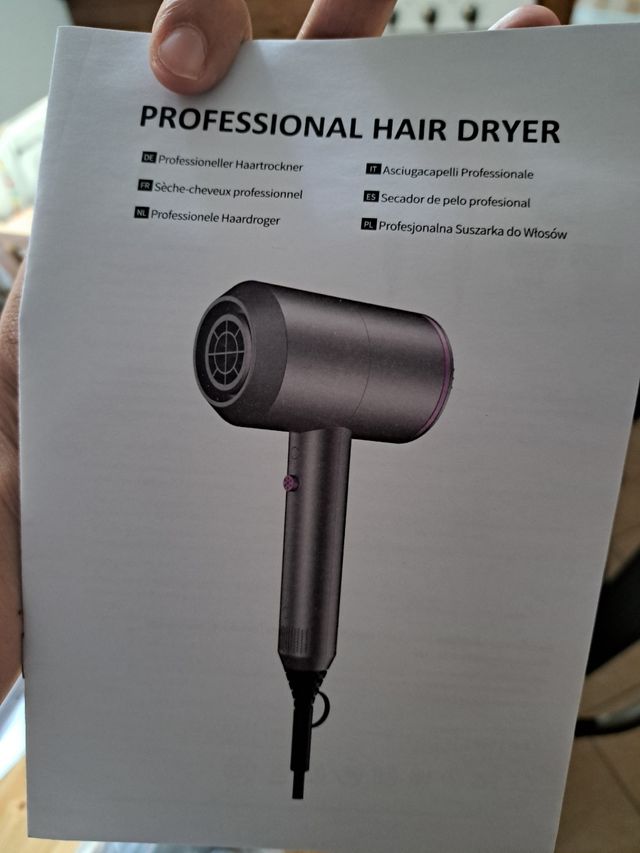 Asciugacapelli professionale grigio