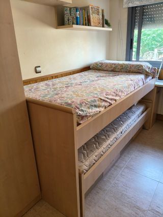 Cama nido infantil de madera - 201x100cm