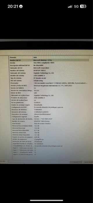 Ordenador gaming completo i7 16GB RAM !