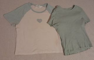 2 Camisetas para niña 7-8 años