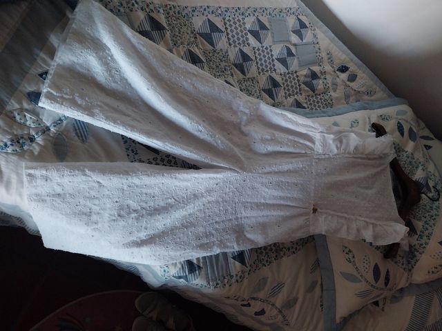 Peto blanco niña - Talla 14.Marca Miranda. Nuevo.