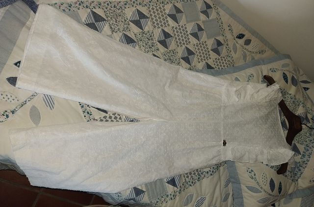 Peto blanco niña - Talla 14.Marca Miranda. Nuevo.