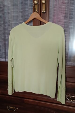 Chaleco y rebeca a juego FOUR SEASONS - Verde lima