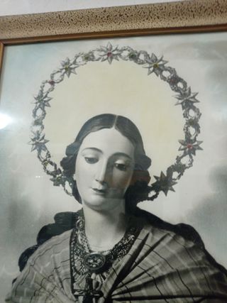 Cuadro Virgen María antiguo