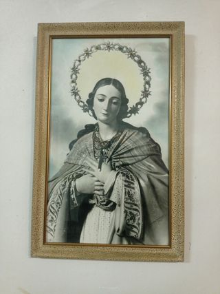 Cuadro Virgen María antiguo