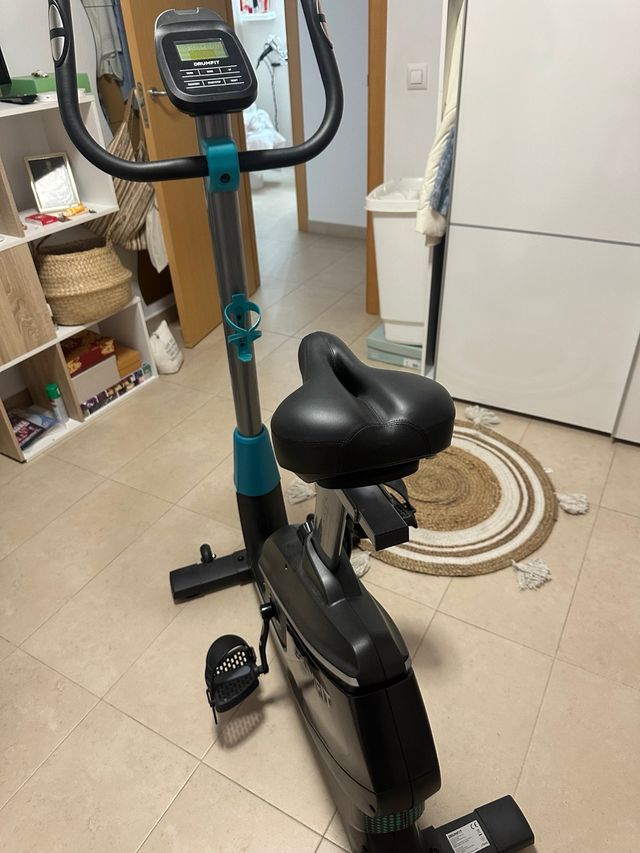 Bicicleta estática Drumfit, fue un regalo