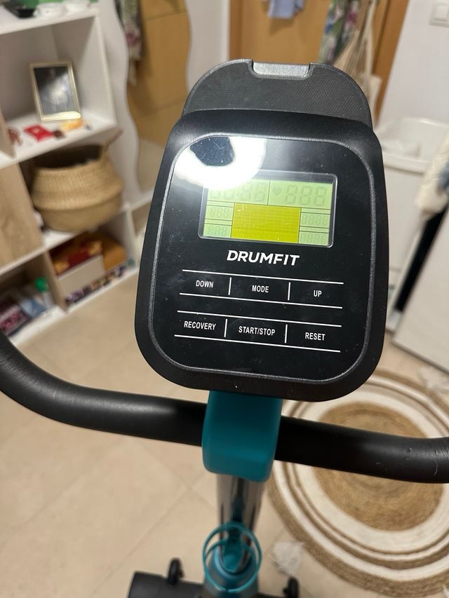Bicicleta estática Drumfit, fue un regalo