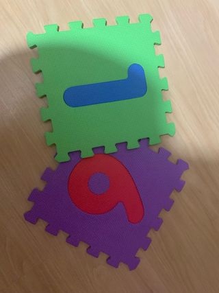 Alfombra puzzle infantil de números