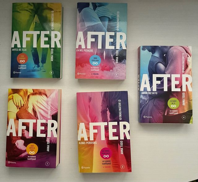 Saga de 5 Libros de After 0-4