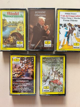 Colección Super-Prestige Música Clásica 25 Cintas