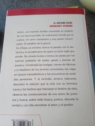 MARGARET ATWOOD, EL ASESINO CIEGO