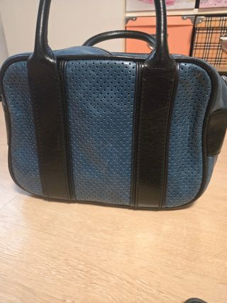 Bolso Bimba y Lola piel azul-negro