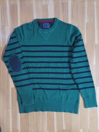 Jersey Sfera Men rayas verdes - Talla S