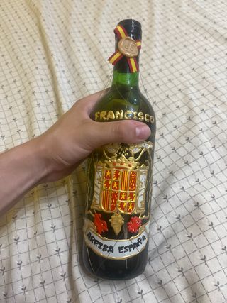 Botella Vino España Decorada