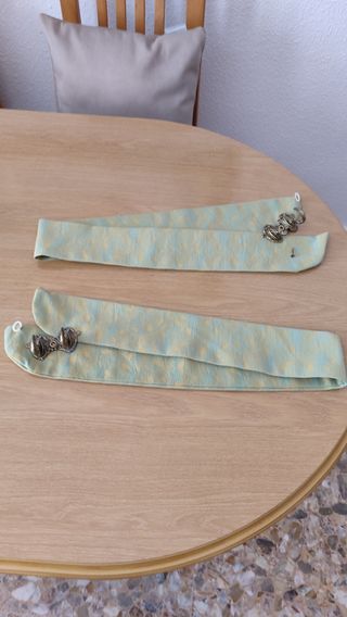 Cortina salón beige, de buena calidad