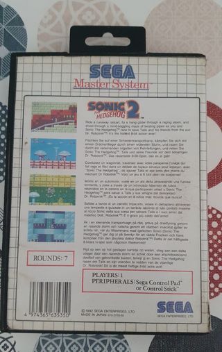Sonic 2 - Sega Master System