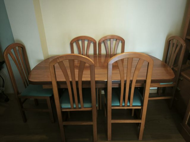 Tavolo da pranzo allungabile + 6 sedie