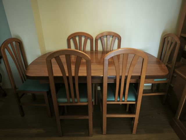 Tavolo da pranzo allungabile + 6 sedie