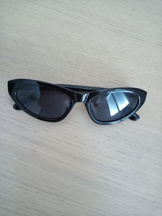 Gafas sol negras estilo gatuno sin graduar