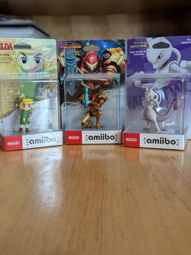3 Amiibo: Toon Link, Samus, Mewtwo