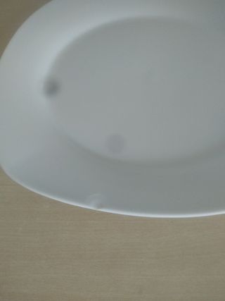 12 Platos porcelana blancos
