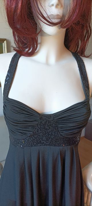 Vestito nero paillettes estivo Mai stato indossato