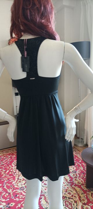 Vestito nero paillettes estivo Mai stato indossato